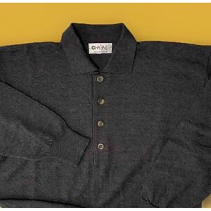 Vintage Chagall Sweater 100% Merino Wool 80s Knit Pullover Men Sz 50 Made‎ Italy